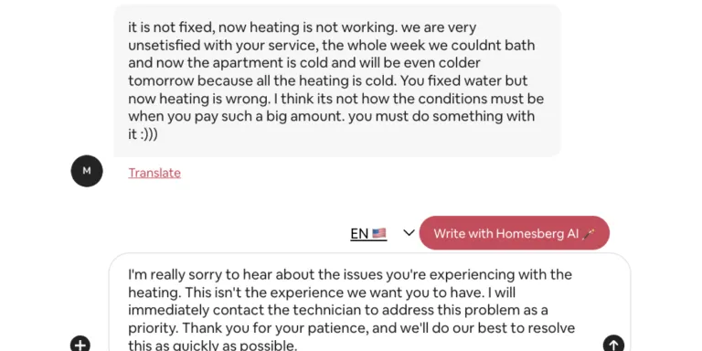 Homesberg AI Chat Assistant