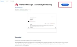 Tarayıcıya eklenen Homesberg AI eklentisi